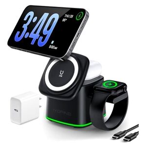 3 in 1 Charging Station for Apple Devices, Charger Stand for MagSafe